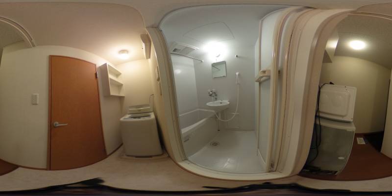 パノラマ画像バスルーム