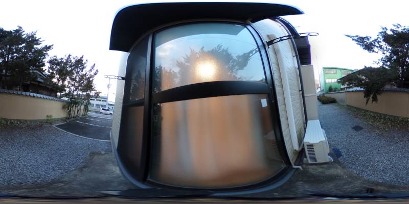 パノラマ画像バルコニー