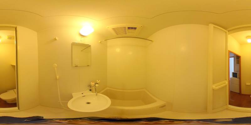 パノラマ画像バスルーム