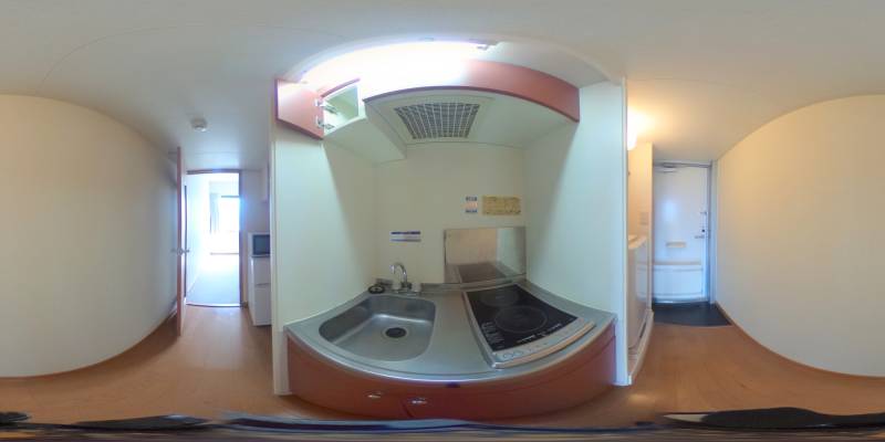 パノラマ画像キッチン