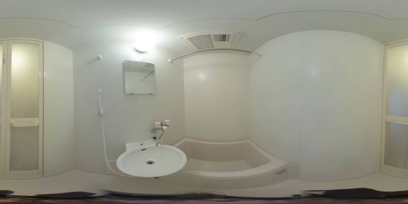 パノラマ画像バスルーム