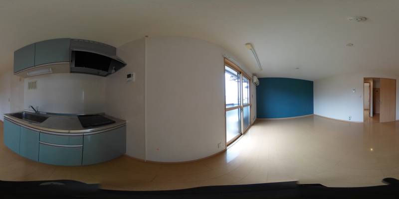 パノラマ画像キッチン