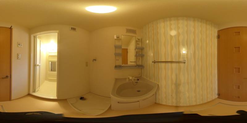 パノラマ画像洗面所