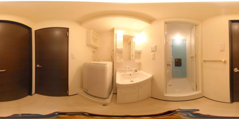 パノラマ画像洗面所