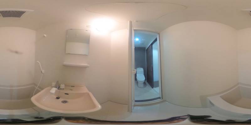 パノラマ画像バスルーム