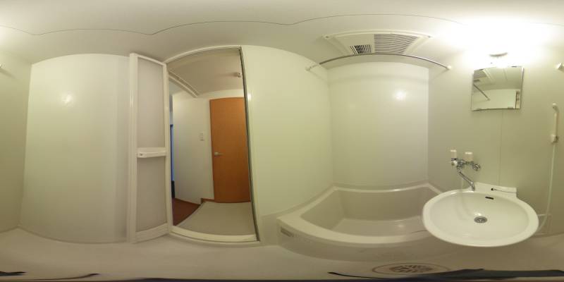 パノラマ画像バスルーム