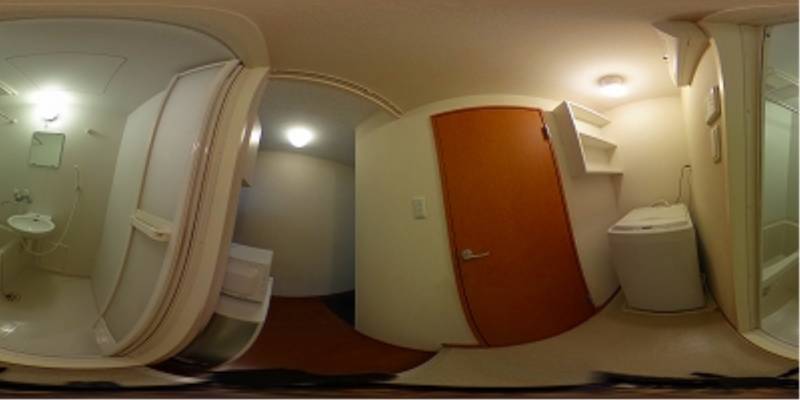 パノラマ画像バスルーム