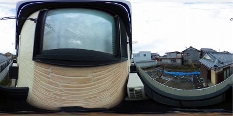 パノラマ画像バルコニー