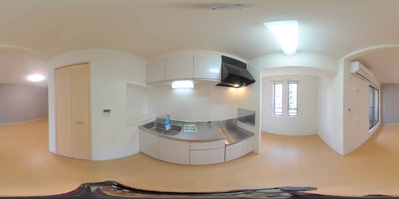 パノラマ画像キッチン