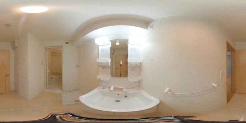 パノラマ画像洗面所