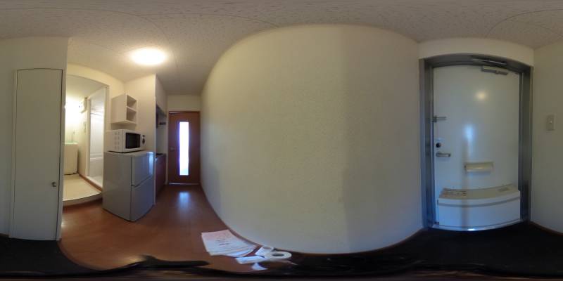 パノラマ画像寝室