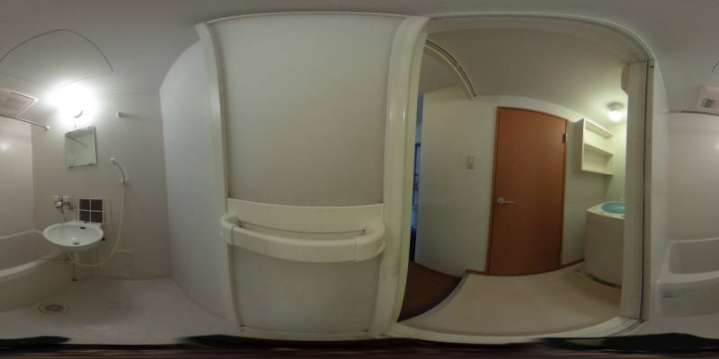 パノラマ画像バスルーム