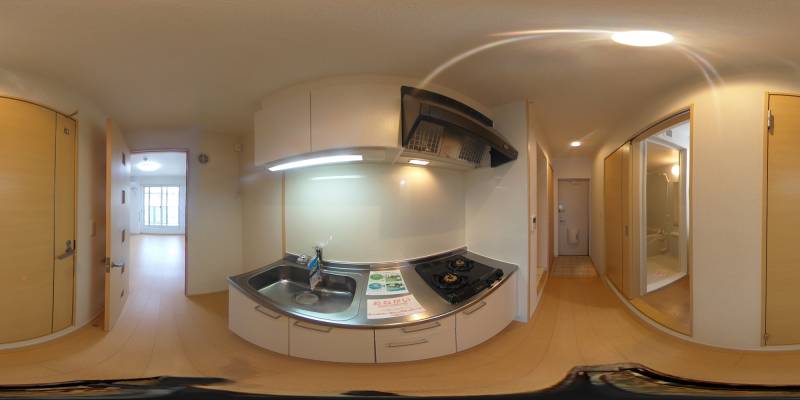 パノラマ画像キッチン