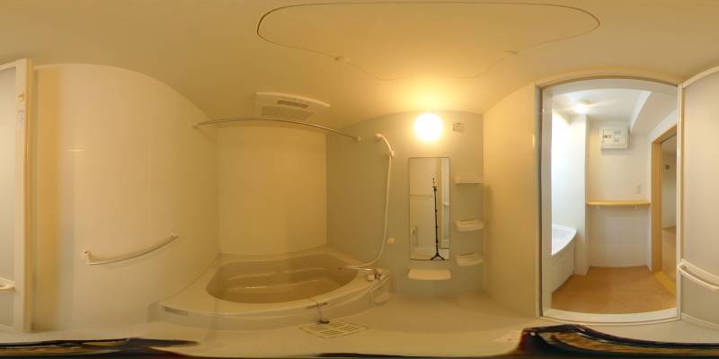 パノラマ画像バスルーム
