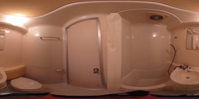 パノラマ画像バスルーム