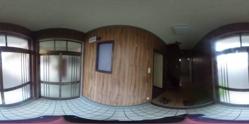 パノラマ画像玄関