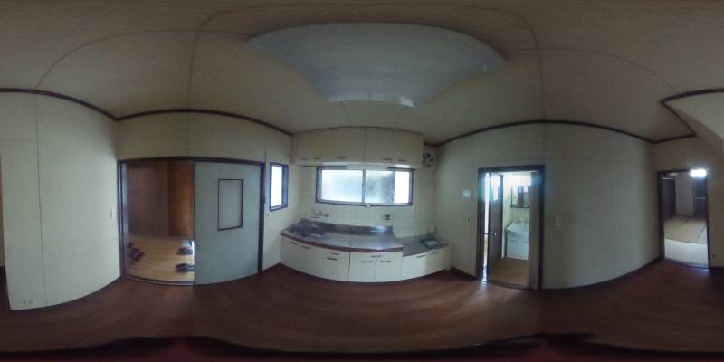 パノラマ画像キッチン