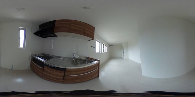 パノラマ画像キッチン