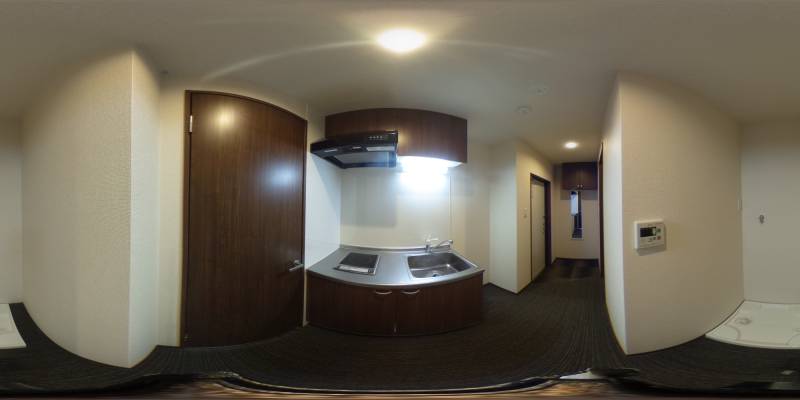 パノラマ画像キッチン