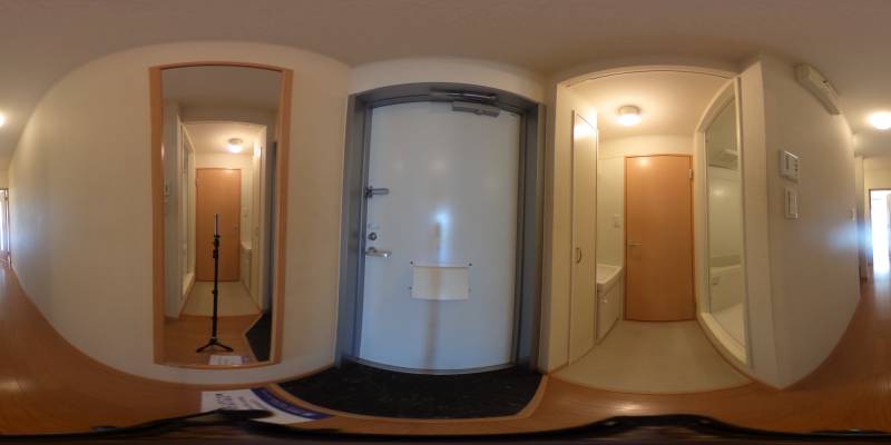 パノラマ画像玄関