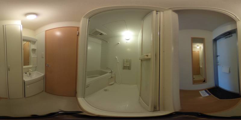 パノラマ画像バスルーム