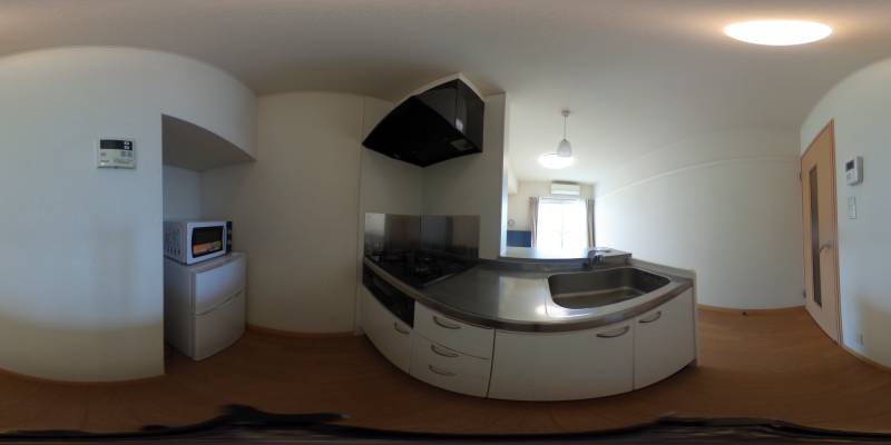 パノラマ画像キッチン