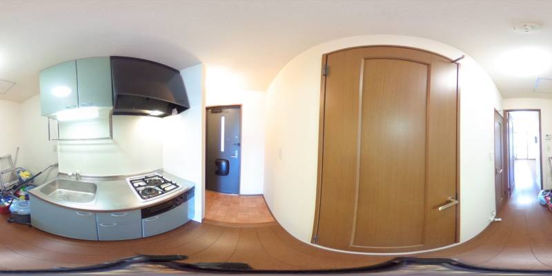 パノラマ画像キッチン