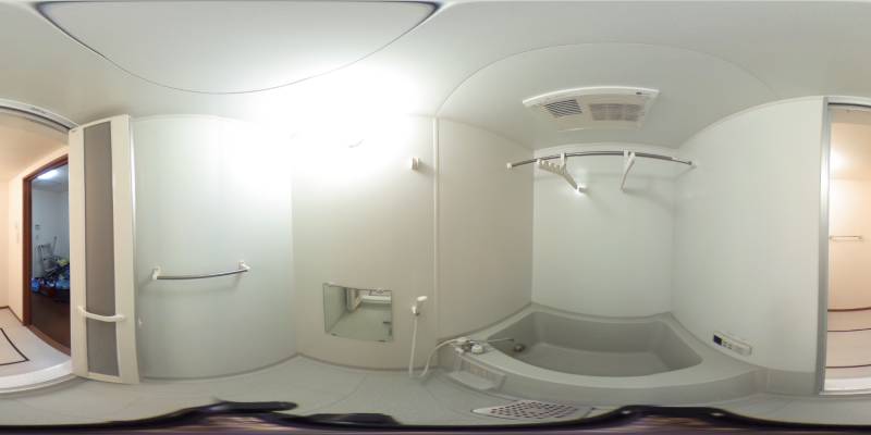 パノラマ画像バスルーム