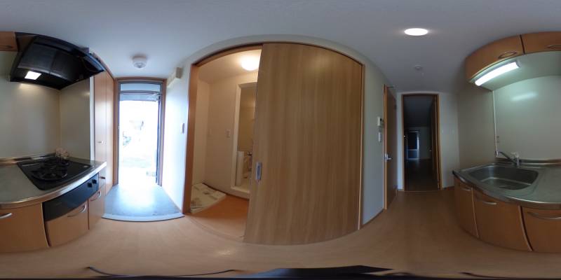 パノラマ画像キッチン