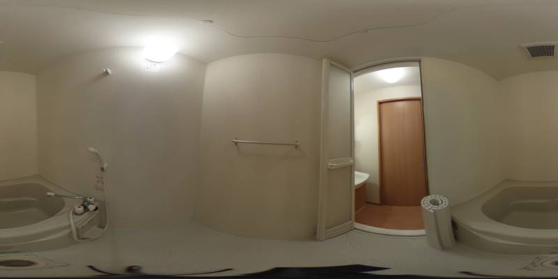 パノラマ画像バスルーム