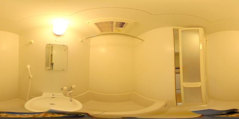 パノラマ画像バスルーム