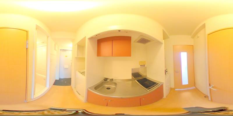 パノラマ画像キッチン