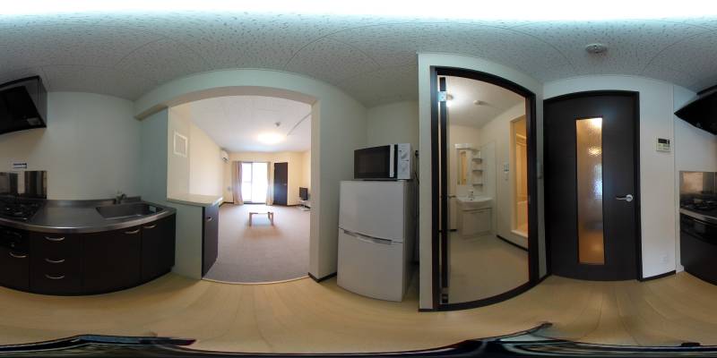 パノラマ画像キッチン