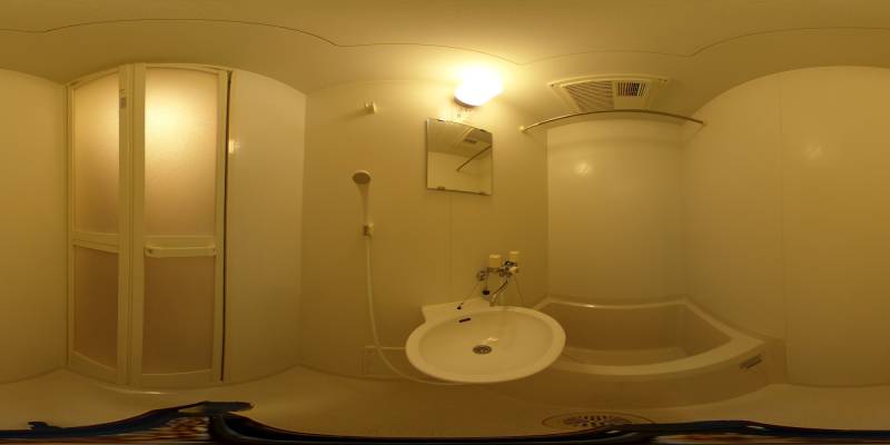 パノラマ画像バスルーム