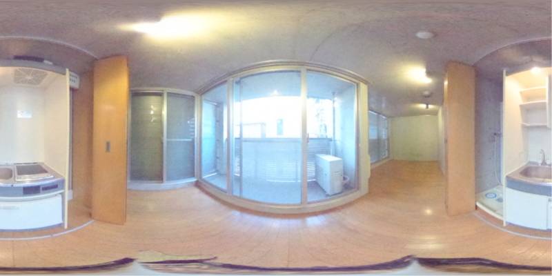 パノラマ画像キッチン