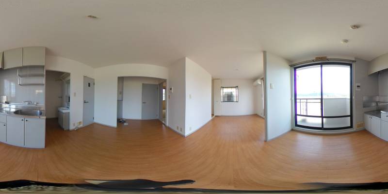 パノラマ画像キッチン