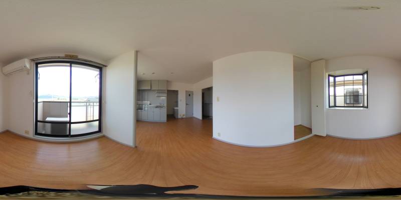 パノラマ画像リビング