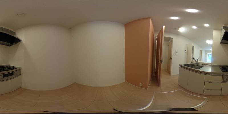 パノラマ画像キッチン