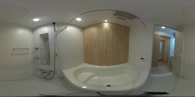 パノラマ画像バスルーム