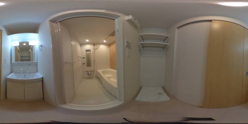 パノラマ画像洗面所