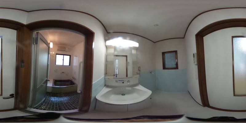 パノラマ画像洗面所