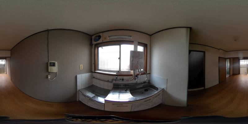 パノラマ画像キッチン