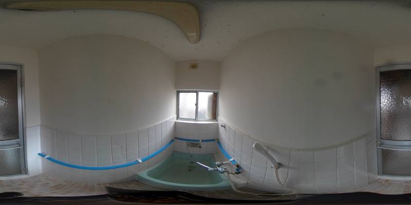 パノラマ画像バスルーム