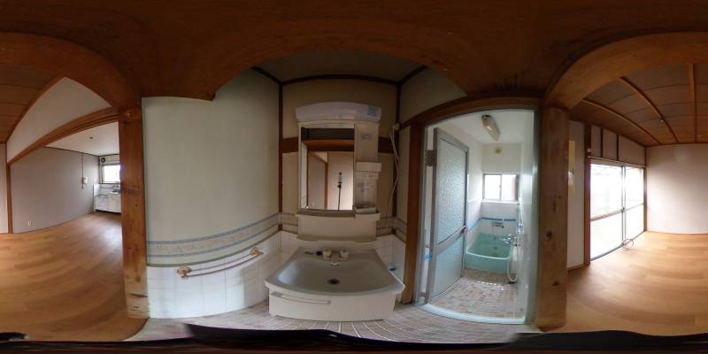 パノラマ画像洗面所