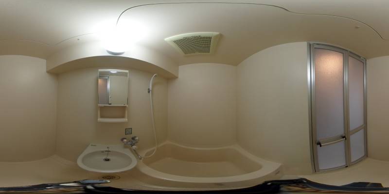 パノラマ画像バスルーム