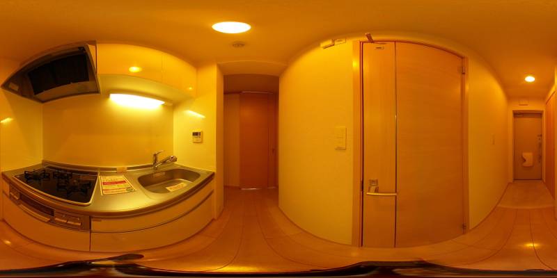 パノラマ画像キッチン