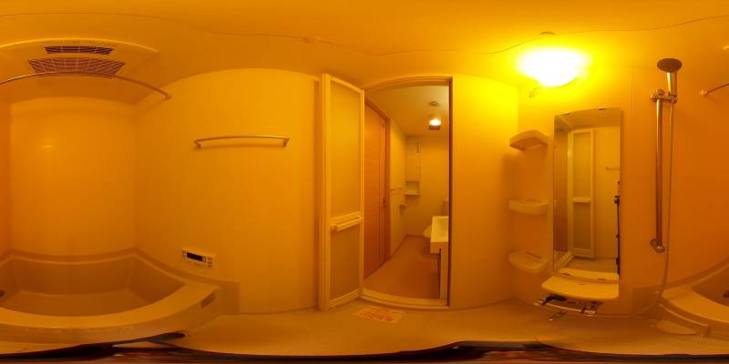 パノラマ画像バスルーム