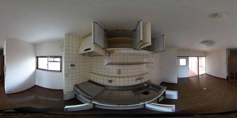 パノラマ画像キッチン