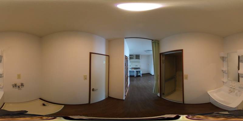 パノラマ画像洗面所