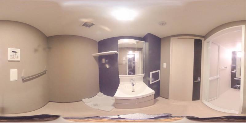 パノラマ画像洗面所